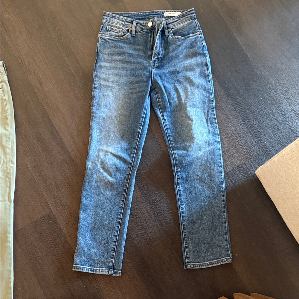 Blanknyc women's jeans - Madison crop Blue Denim Jeans - Straight leg